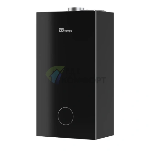 Настенный газовый котел E8 tempo GHC24W (черная стеклянная панель) - фото 1