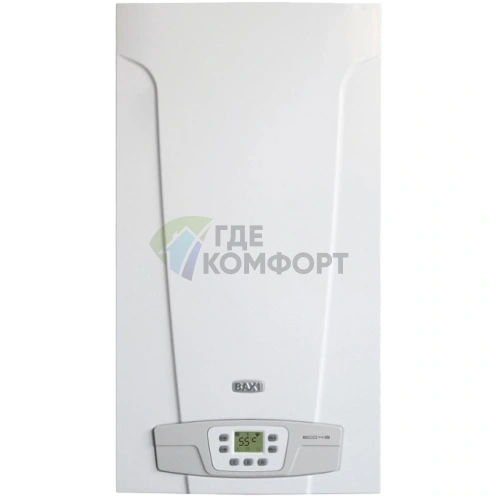 Газовый двухконтурный настенный котел Baxi ECO-4S 18 F - фото 1