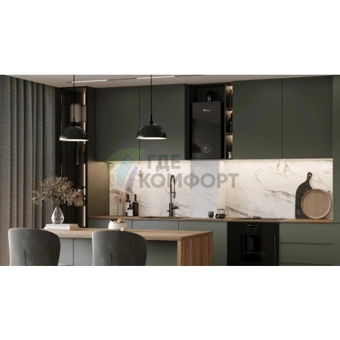 Настенный газовый котел E8 tempo GHA24W (стеклянная панель серый графит) - фото 6