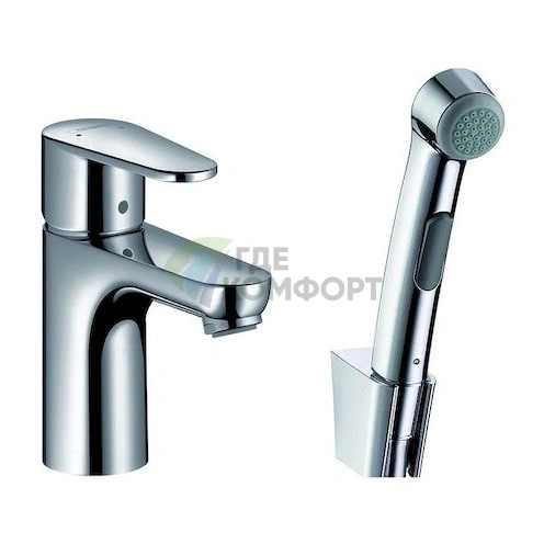 Смеситель Hansgrohe Talis E2 для раковины с гигиеническим душем — немецкое качество и комфорт - фото 1