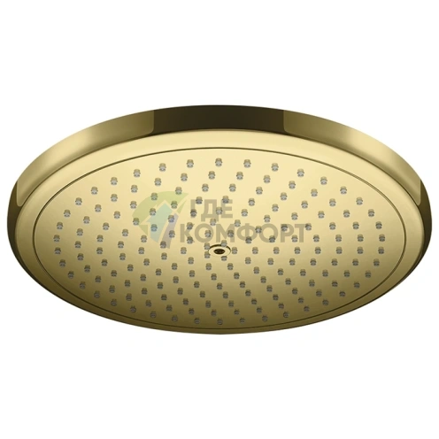 Верхний душ Hansgrohe Croma 280 мм в полированном золоте (26220990) - фото 1