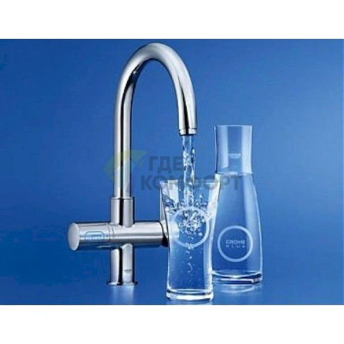 Смеситель Grohe Blue для кухни с системой фильтрации воды - фото 7