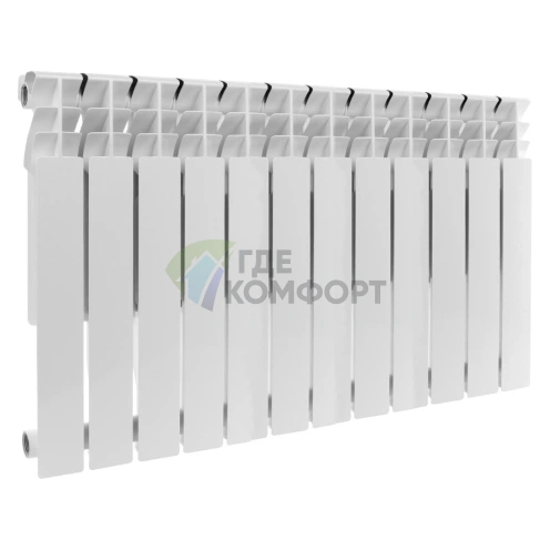 Радиатор алюминиевый Rommer Plus 500 12 секций - фото 1