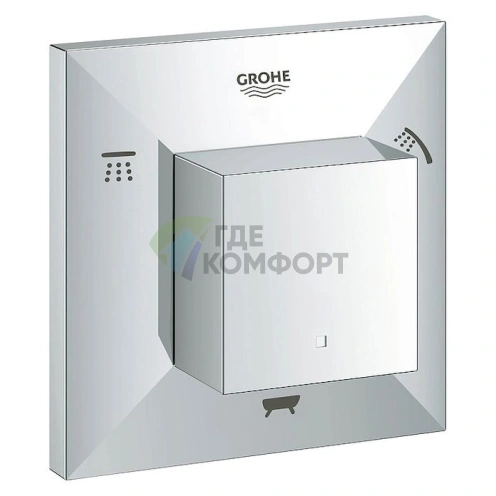 Переключатель потоков Grohe Allure Brilliant 19798000 для душа - фото 1