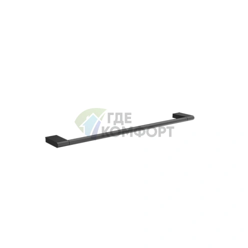 Полотенцедержатель GESSI Origini 45 см чёрный Brushed PVD (66502#707) - фото 1