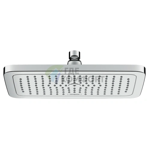 Верхний потолочный душ HG Croma E 280 280x170 мм, шарнирный, 1 струя, хром (26257000) - фото 1