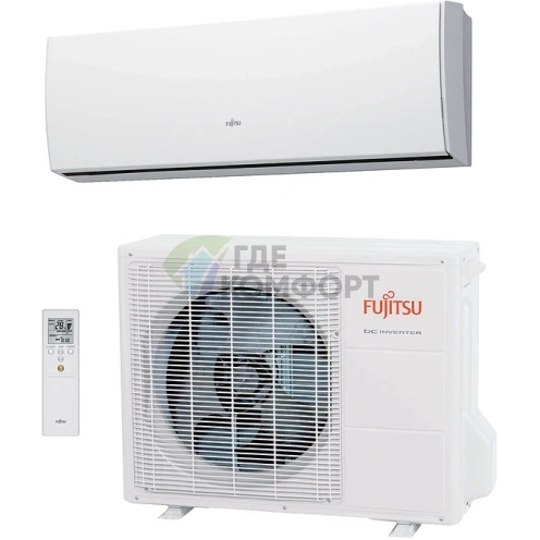 Инверторная сплит-система Fujitsu Deluxe Slide Nordic ASYG12LTCB/AOYG12LTCN - фото 1