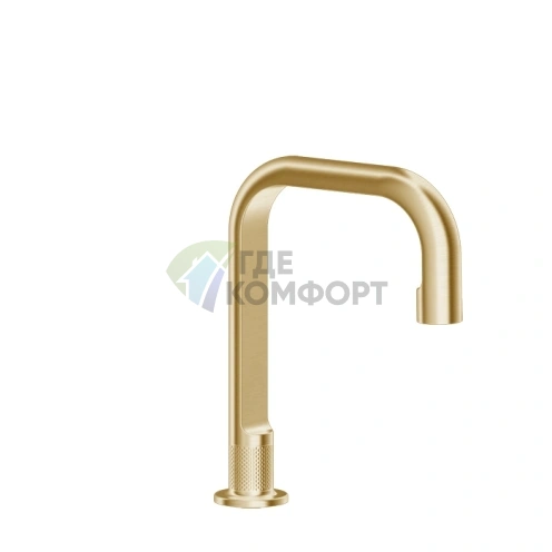 GESSI INCISO — отдельностоящий излив 160/240 мм в золотом цвете (58093#246) - фото 1