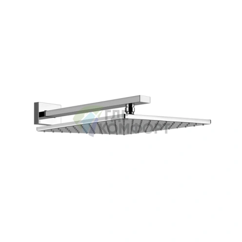 Настенный верхний душ Gessi Rettangolo 300x300 мм, хром (15185#031) - фото 1