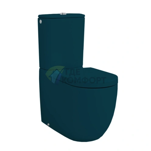 Бачок Artceram FILE 2.0 для моноблока 32х50см, цвет Green Petrolio (FLC001 42 00) - фото 1