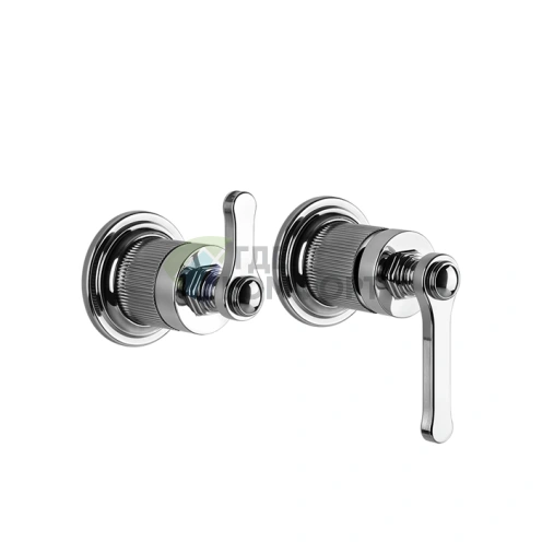 Смеситель GESSI VENTI20: Однорычажный встраиваемый с 2 режимами подачи воды, хром (65038#031) - фото 1