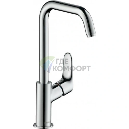 Смеситель Hansgrohe Focus 31609000 для раковины: однорычажный дизайн и комфорт - фото 1