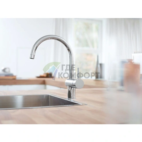 Смеситель Grohe Minta 32917000 для кухни: однорычажный, стильный, высокое качество - фото 2