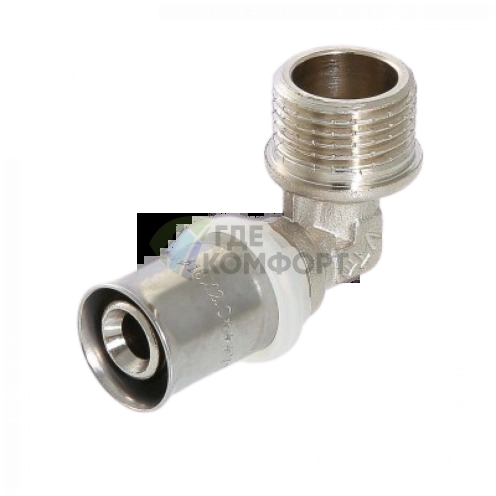 Угольник пресс с наружной резьбой 16х1/2 Valtec - фото 2