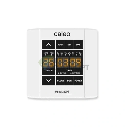 Терморегулятор Caleo 330PS встраиваемый сенсорный с программированием 3 кВт - фото 1