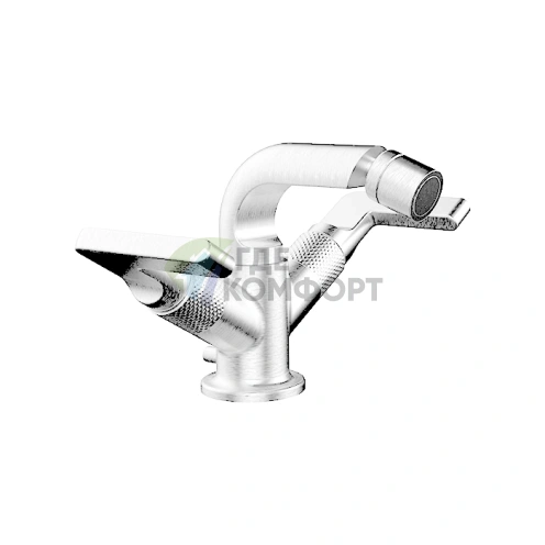 Смеситель для биде GESSI INCISO: однорычажный, на 1 отверстие, излив 97 мм, хром (58027#031) - фото 1