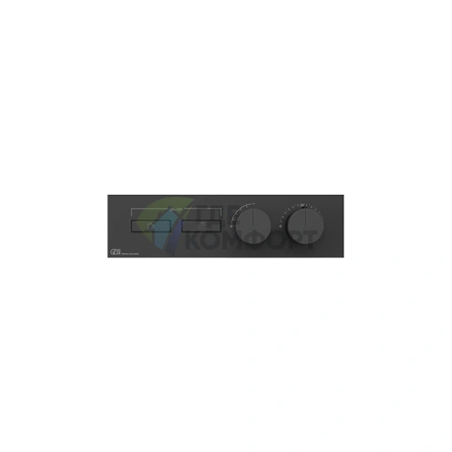 Gessi Hi-Fi Термостат для душа Black XL — подключение 2 источников одновременно (63012#299) - фото 1