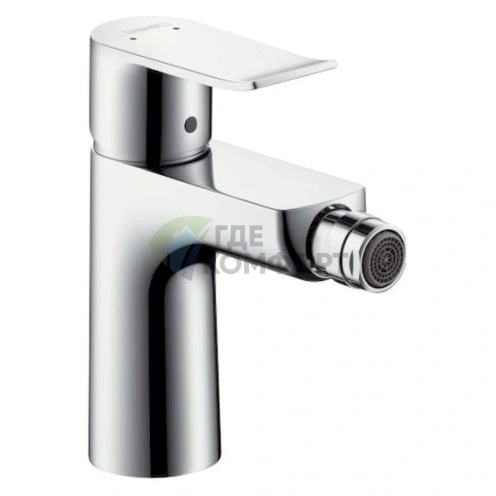 Смеситель Hansgrohe Metris для биде настенный - фото 1