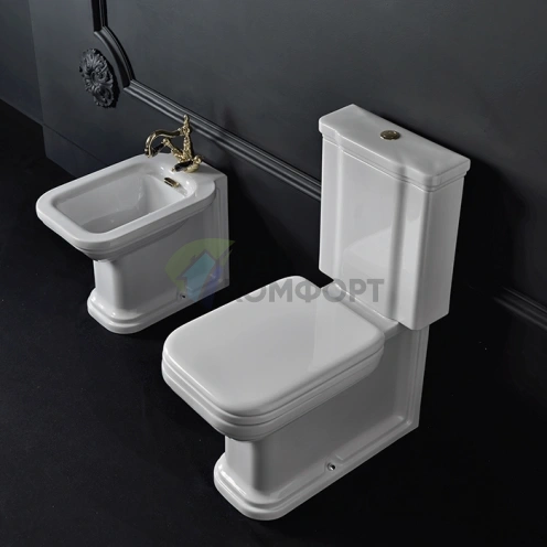 Бачок для унитаза Kerasan Waldorf моноблок без механизма, белый (418101) - фото 1