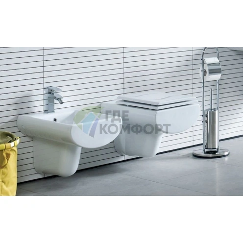 Современный подвесной унитаз Creavit Slim SM321: компактность и стиль - фото 3