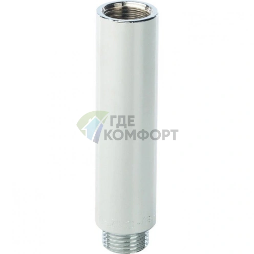 Удлинитель STOUT латунный 1/2 x 80 хромированный - фото 3