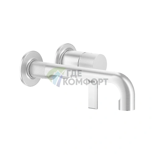 Встраиваемый смеситель GESSI INCISO для раковины с изливом 219-189 мм, хром (58088#031) - фото 1