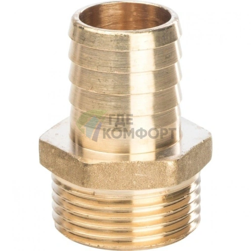 Штуцер с наружной резьбой STOUT НР 1 x 30 - фото 2