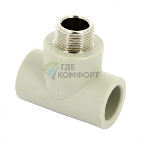 Тройник PPR с наружной резьбой 25x3/4 FV-Plast - фото 1