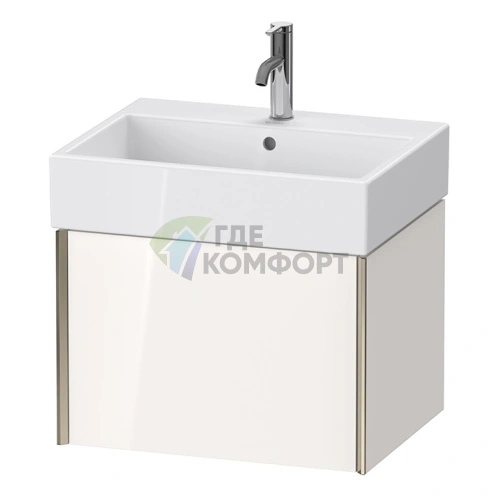 Подвесная тумба Duravit XViu белый глянцевый/champagne matt, 397x584x454 мм (XV42340B122) - фото 1