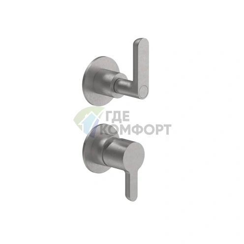 Смеситель для душа FANTINI ICONA DECO встраиваемый однорычажный в цвете Raw Metal PVD (53 Q8 R685B) - фото 1
