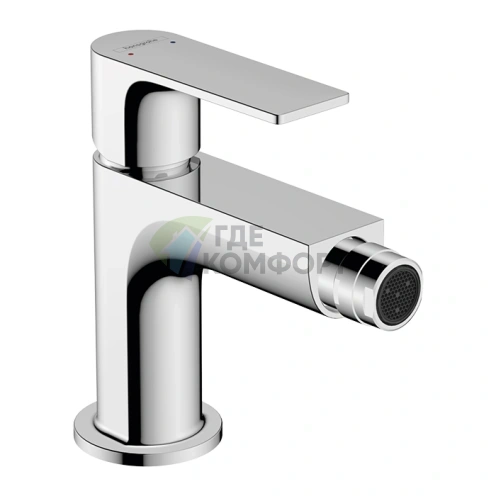 Смеситель для биде Hansgrohe Rebris E с донным клапаном, хром (72211000) - фото 1