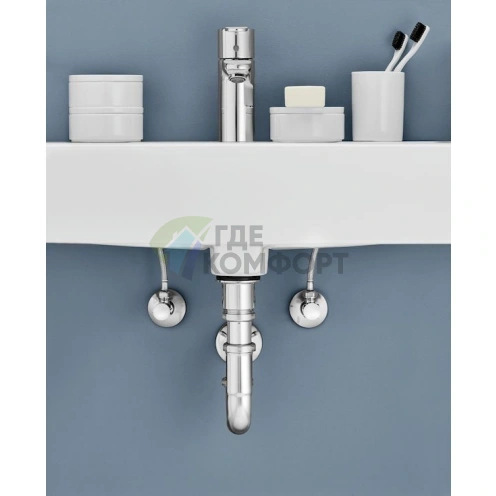 Вентиль Grohe 22051000: Арматура для сливного бачка с уплотнительным кольцом и защитным колпачком - фото 4
