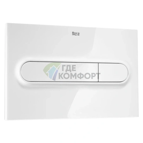 Кнопка смыва Roca PRO In-Wall PL1 белая - фото 1