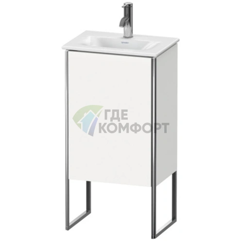 Тумба напольная Duravit XSquare под раковину 073345, 1 дверца, белый глянцевый (XS4520L2222) - фото 1
