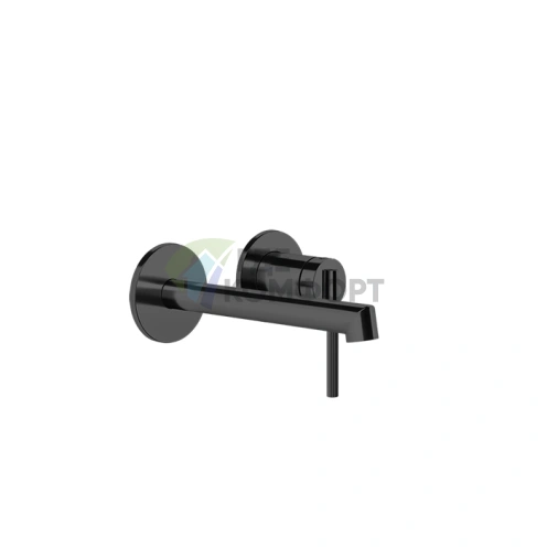 Встраиваемый смеситель Gessi Ingranaggio с изливом (Black XL) (63581#299) - фото 1