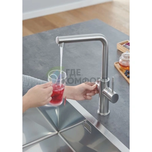 Кухонный смеситель Grohe Red II Duo со встроенным водонагревателем - фото 8