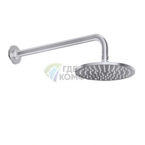 GESSI INCISO настенная шарнирная душевая головка 200 мм, цвет Finox Brushed Nickel (58148#149) - фото 1