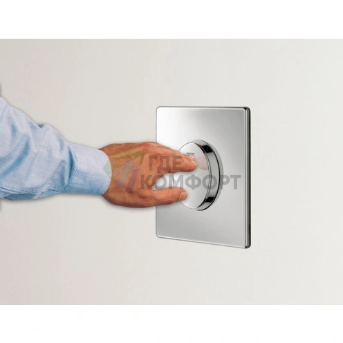 Кнопка смыва для унитаза Grohe Skate Air 38564000, хром - фото 5