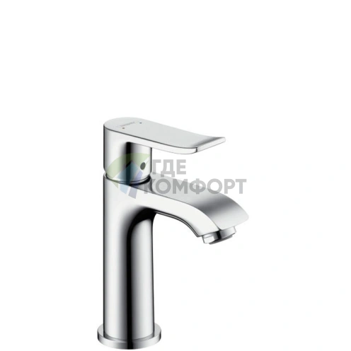 Смеситель для раковины Hansgrohe Metris с донным клапаном, хром (31088000) - фото 1