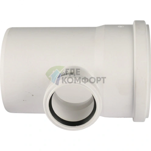 Тройник канализационный Raupiano Plus 110/50х87° REHAU (РЕХАУ - 11213241001) - фото 2