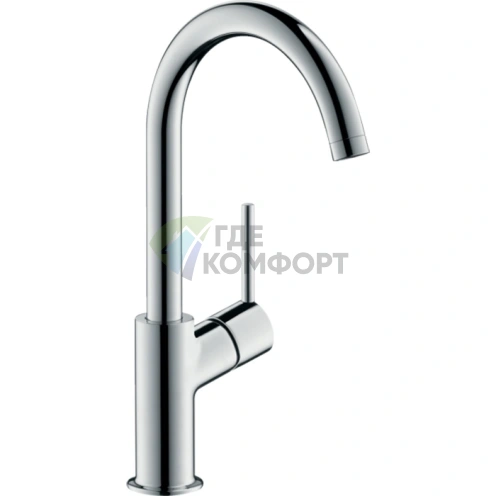 Смеситель для раковины Hansgrohe Talis с донным клапаном Push-Open — хром (32082000) - фото 1