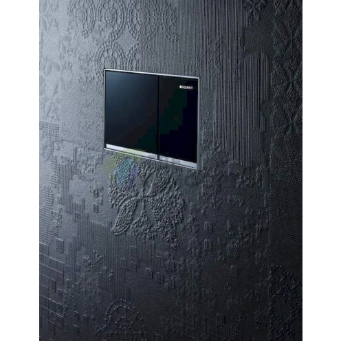 Кнопка смыва Geberit Sigma 60 115.640.SJ.1 в черном стекле - фото 2