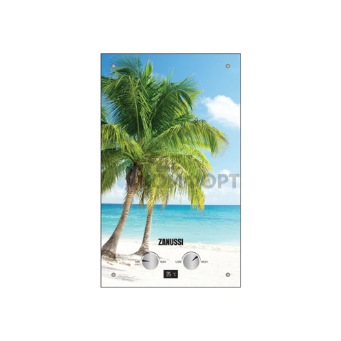 Газовая колонка Zanussi GWH 10 Fonte Glass Paradiso - фото 1
