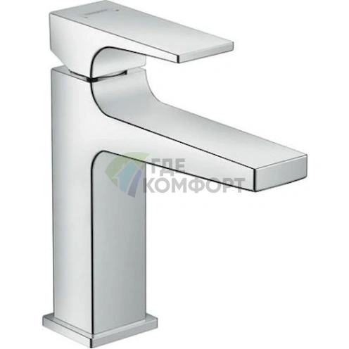 Смеситель Hansgrohe Metropol для раковины с донным клапаном Push-Open - фото 1