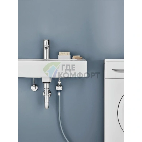 Вентиль Grohe 22051000: Арматура для сливного бачка с уплотнительным кольцом и защитным колпачком - фото 2