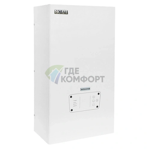 Электрический настенный одноконтурный котел Эван Novator 4 220/380 - фото 1