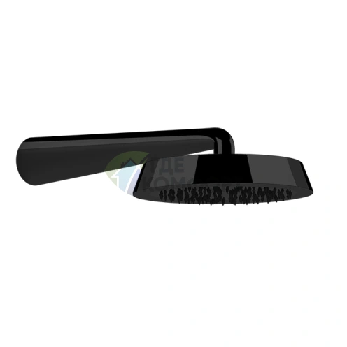 Душевая головка Gessi Cono Black XL: Шарнирная настенная с защитой от накипи (45151#299) - фото 1