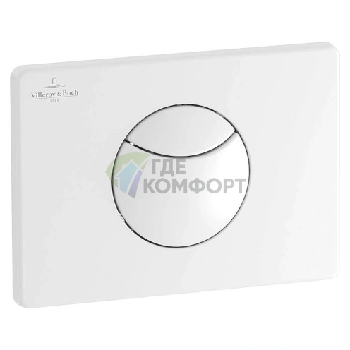 Кнопка смыва Villeroy & Boch Viconnect 9224 85 68 белая - фото 1