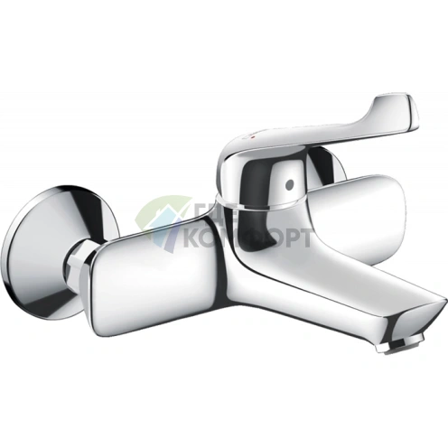 Смеситель для раковины Hansgrohe Novus Care настенный с длинной рукояткой, хром (71923000) - фото 1