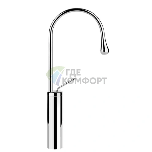 Высокий смеситель Gessi Goccia для раковины, хром (33809#031) - фото 1